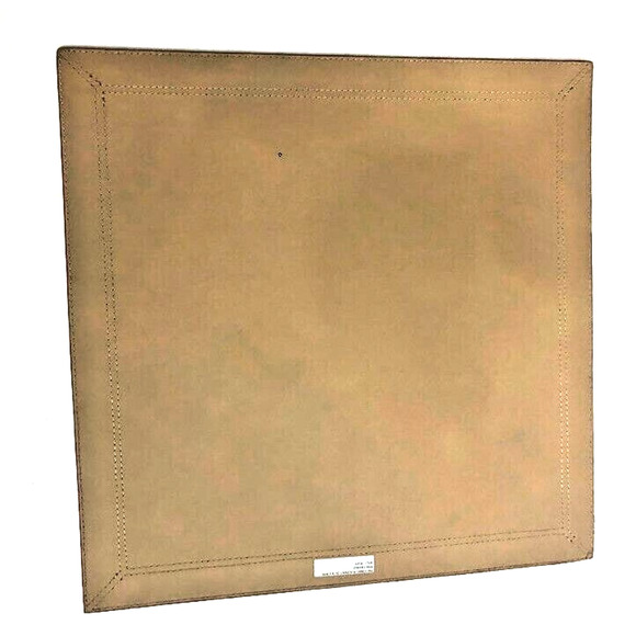 KIM SEYBERT SET OF 2 STRIPE SQUARE BEADED PLACEMATS NEIMAN MARCUS $100 AUTHENTIC - Picture 4 of 4